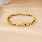 Gold Chain Snake Bracelet