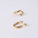 Twisted Hoop Earrings