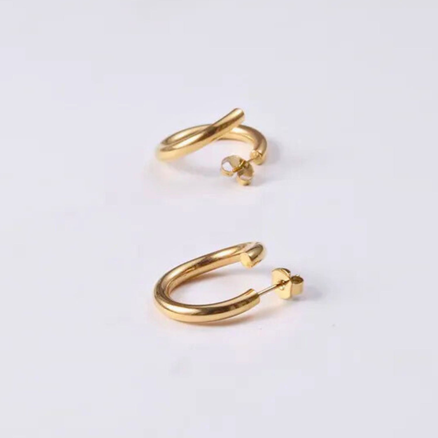 Twisted Hoop Earrings