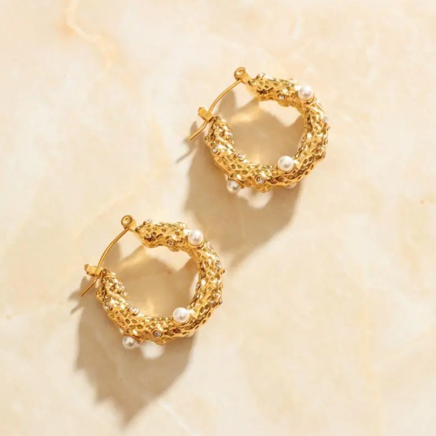 Molten Pearl Earrings