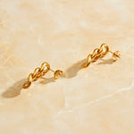 Three Link Chain Earrings