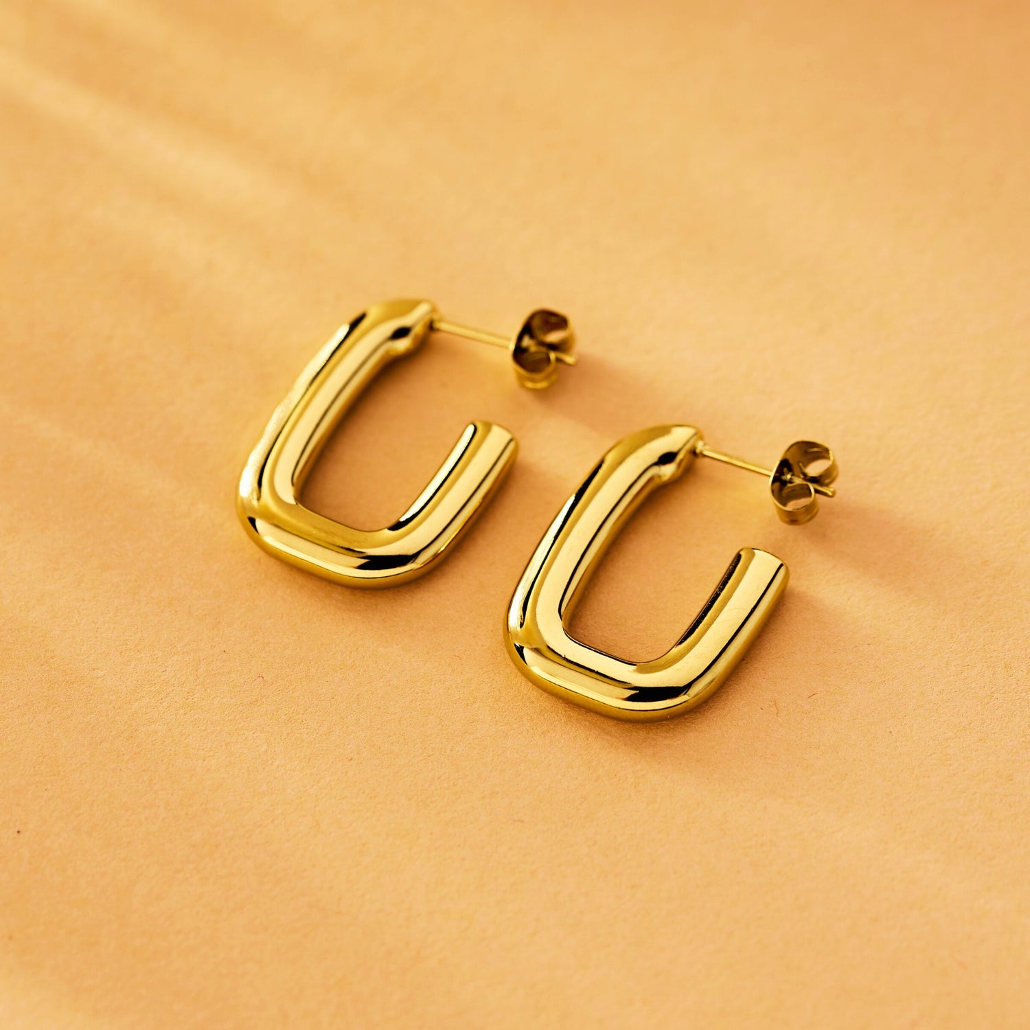 Cut Link Earrings