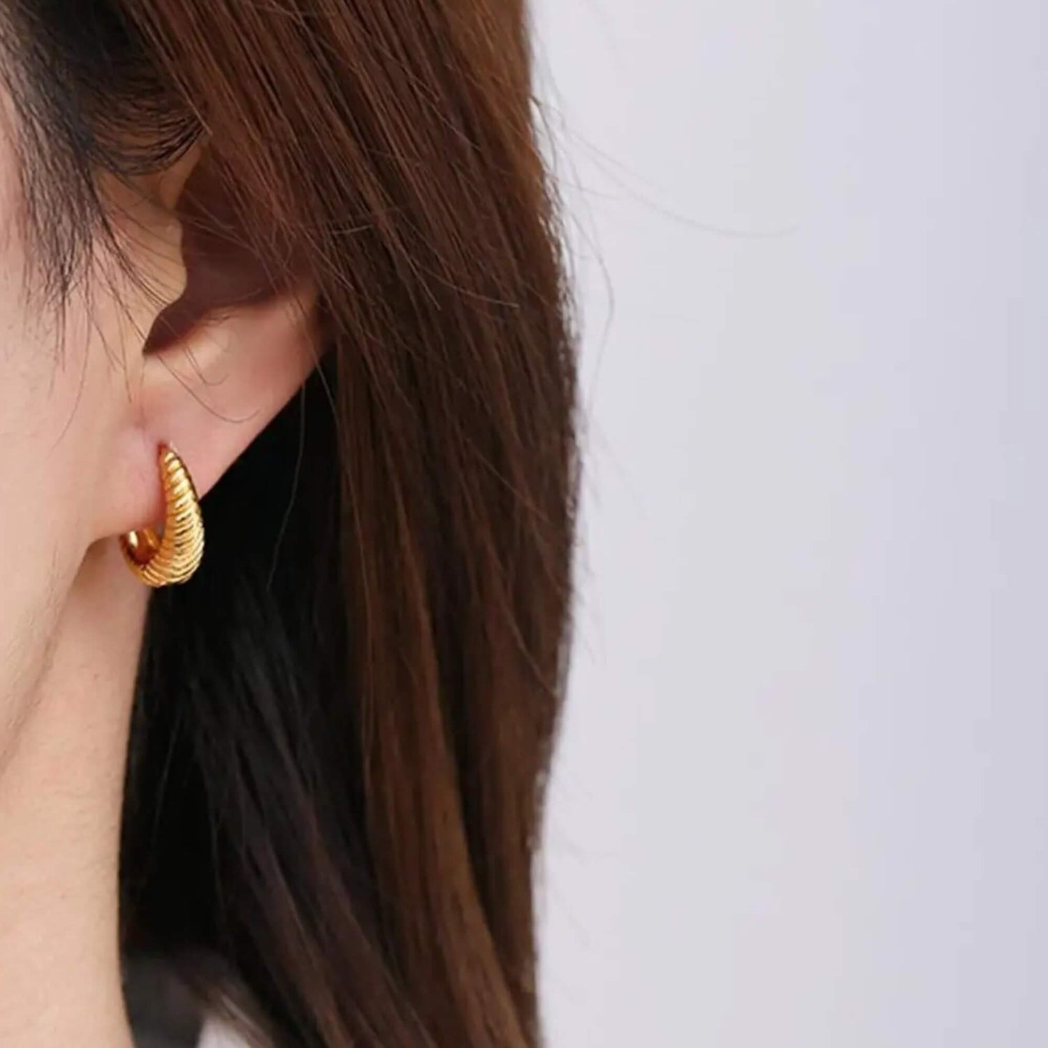 Croissant Hoop Earrings