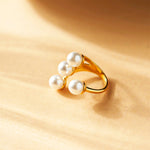 Pearl Open Cocktail Ring