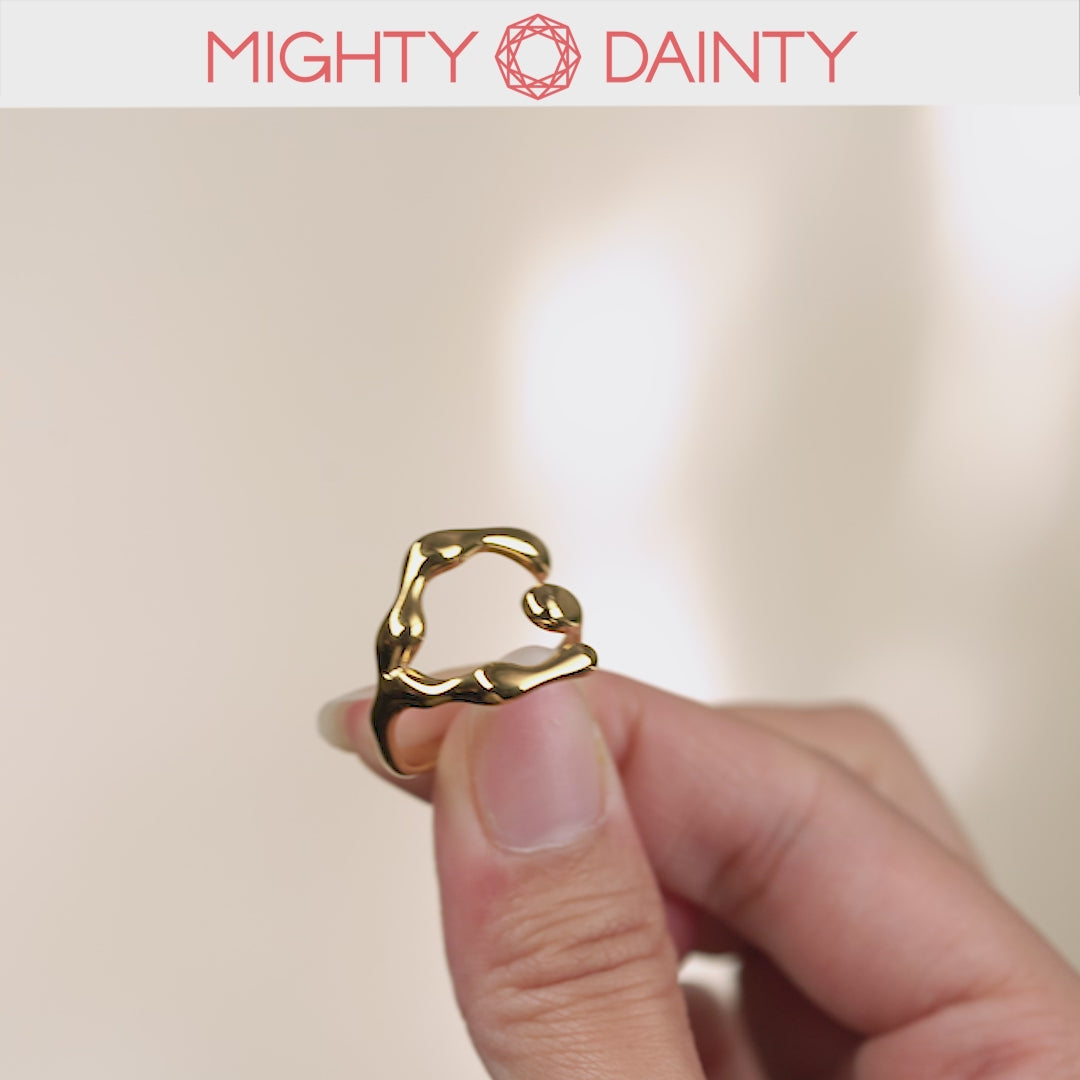 Mighty Dainty gold wrap ring