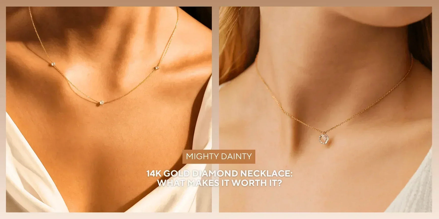 14K Gold Diamond Necklace