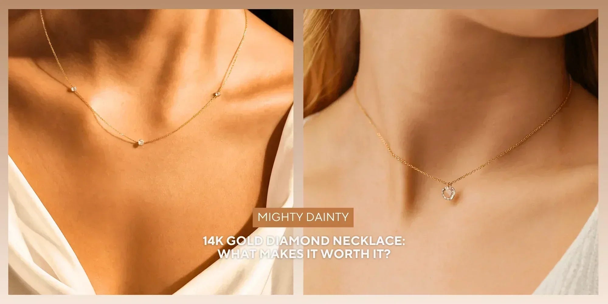 14K Gold Diamond Necklace