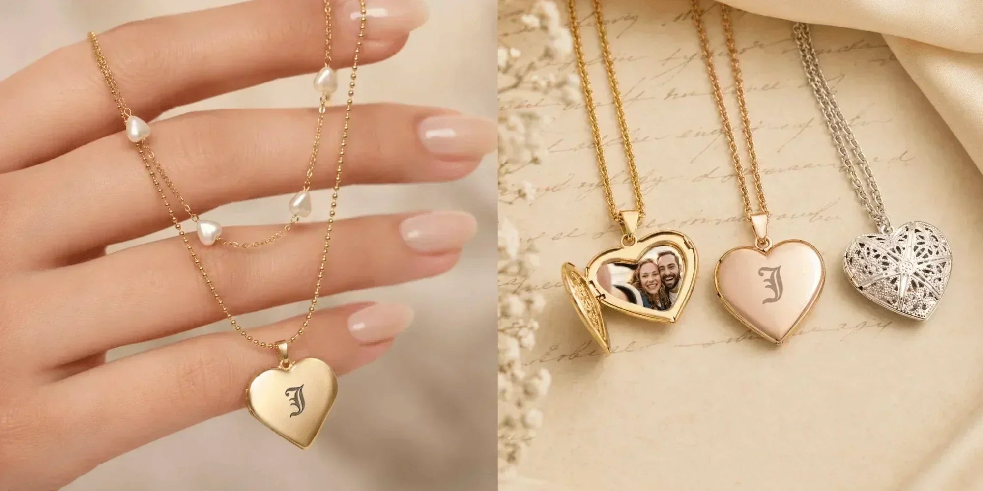 affordable gold locket necklace