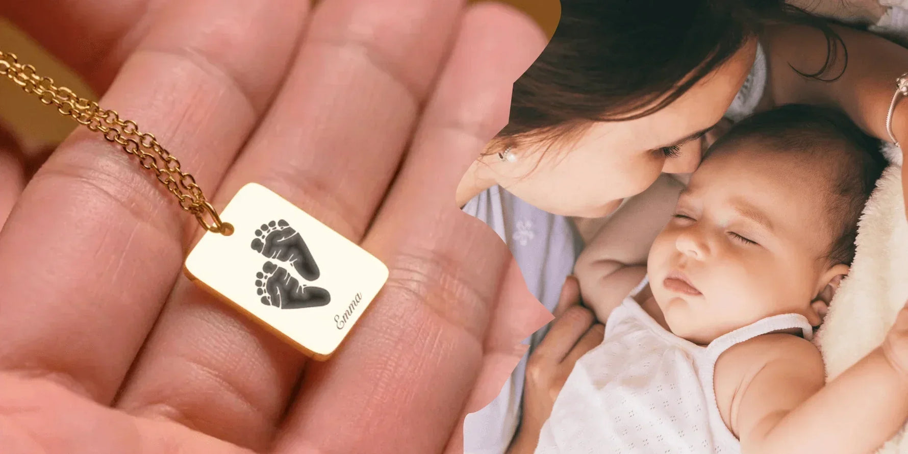 baby fingerprint necklace