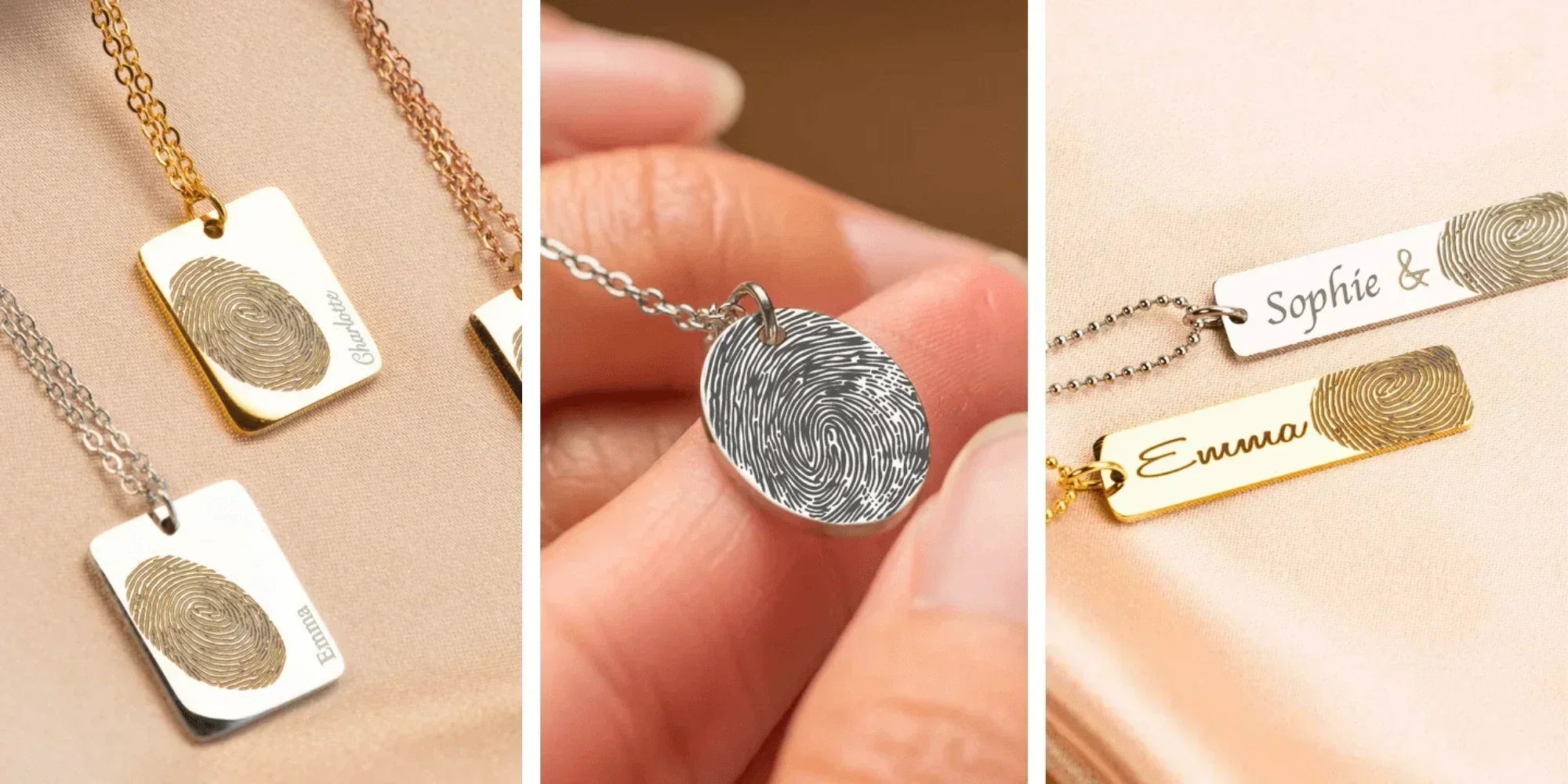 Best Fingerprint Necklace Designs