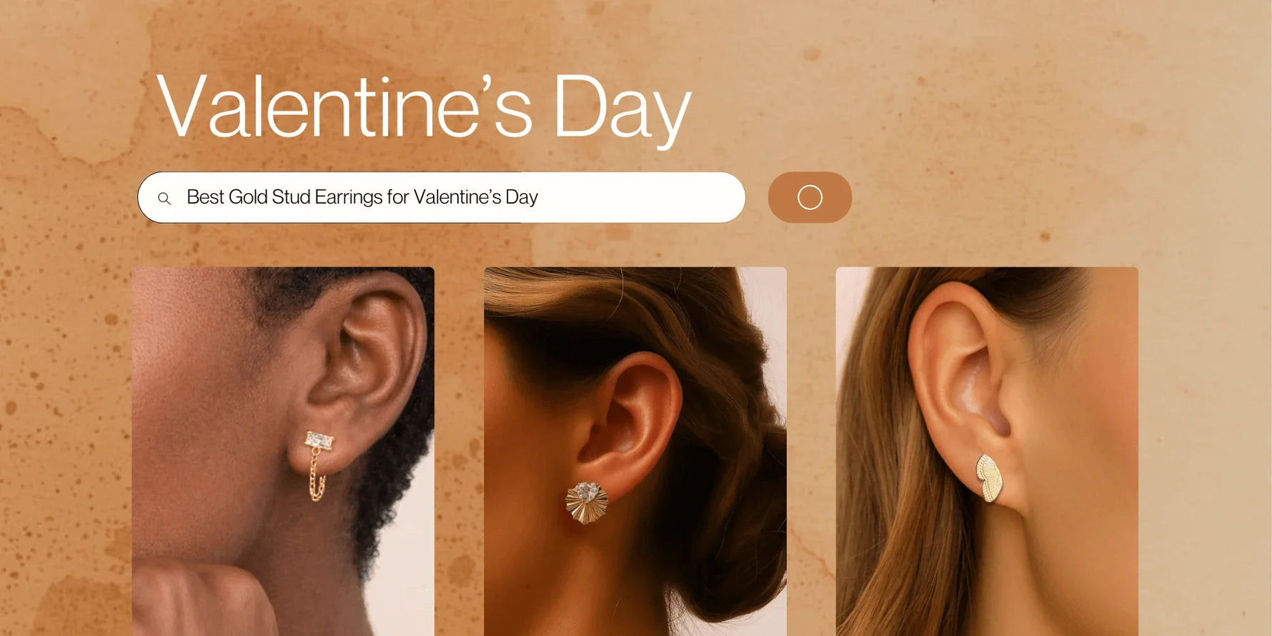 Best Gold Stud Earrings for Valentine’s Day