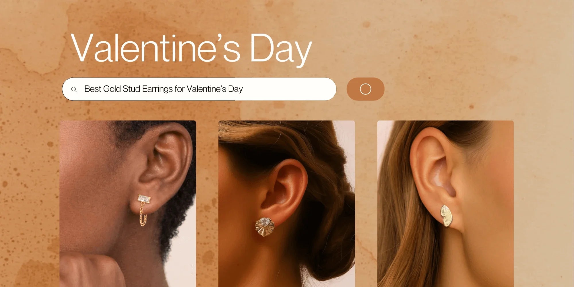 Best Gold Stud Earrings for Valentine’s Day
