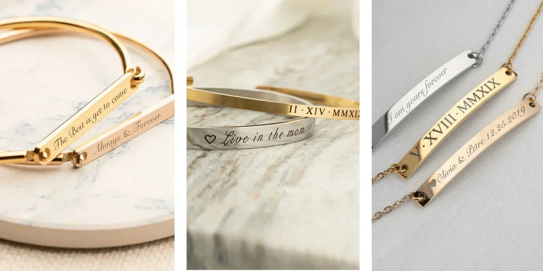 best metal for engraved bracelet
