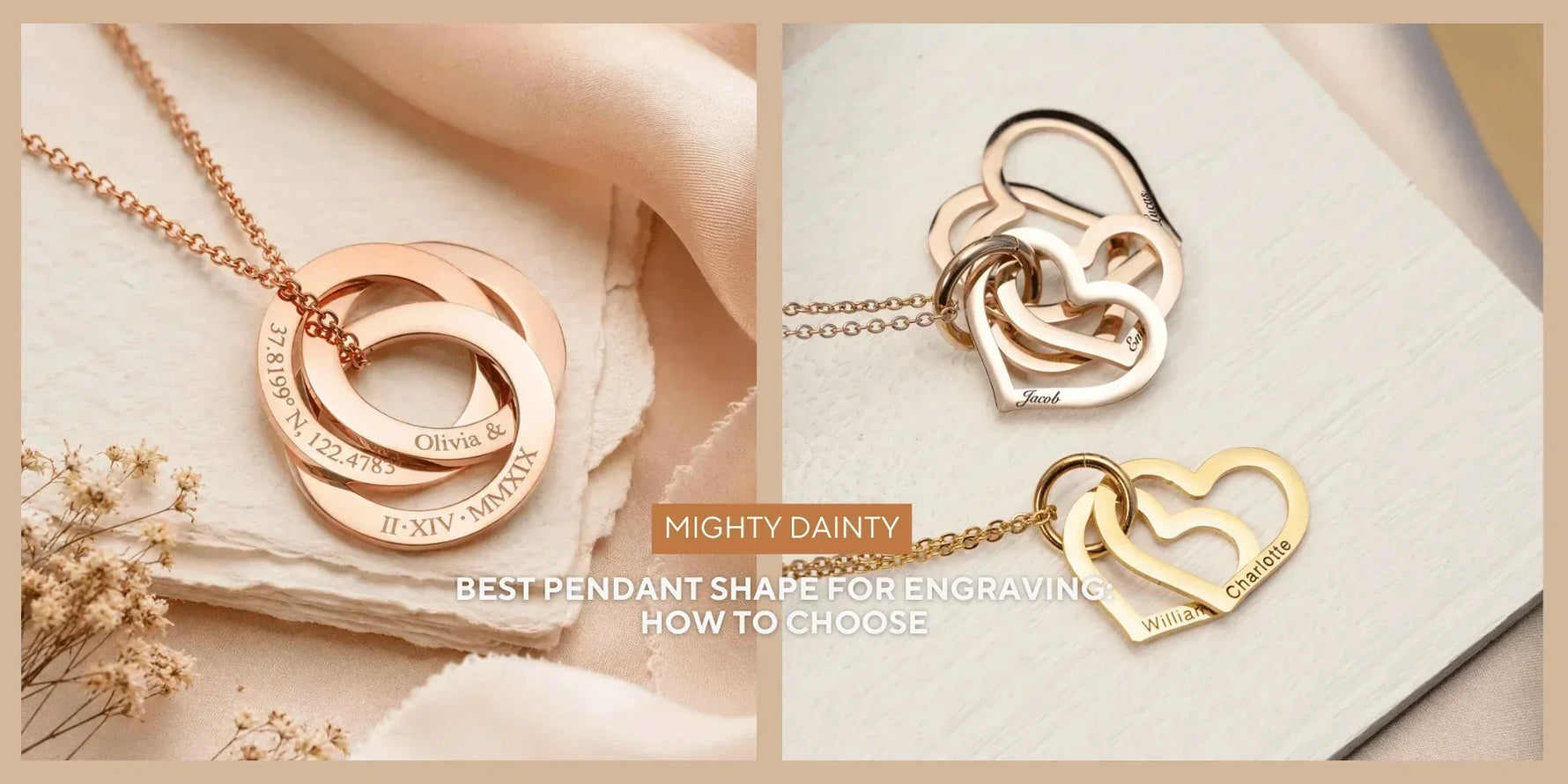 best pendant shape for engraving
