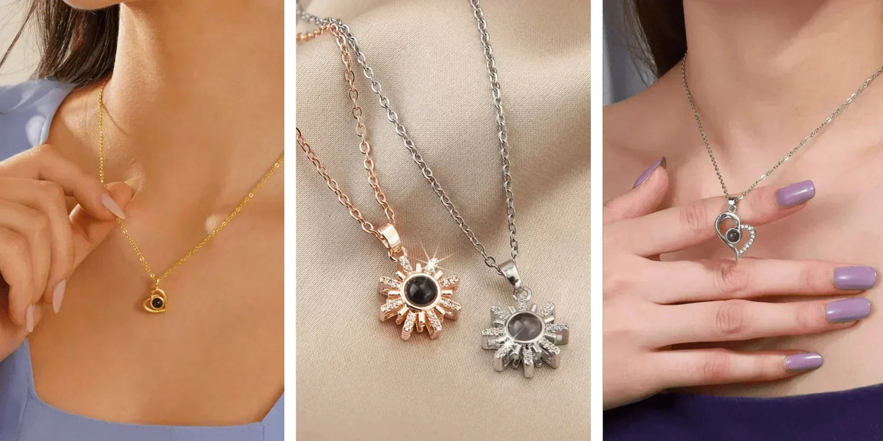 best photo projection necklace gift ideas