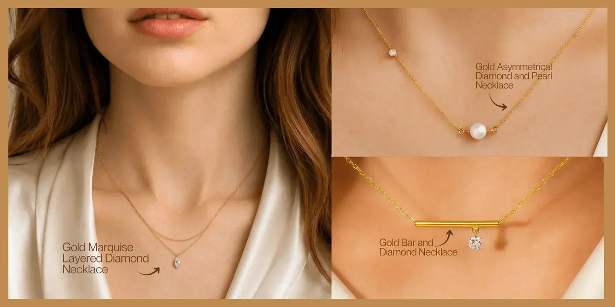 Diamond Necklace for Birthday