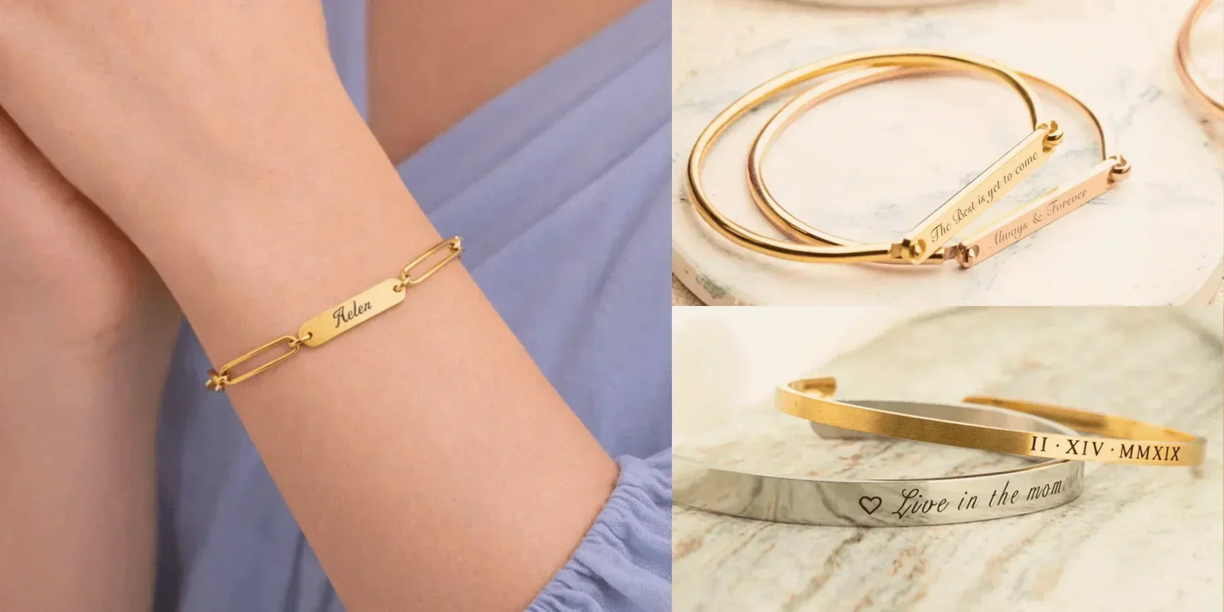 engraved bracelet ideas