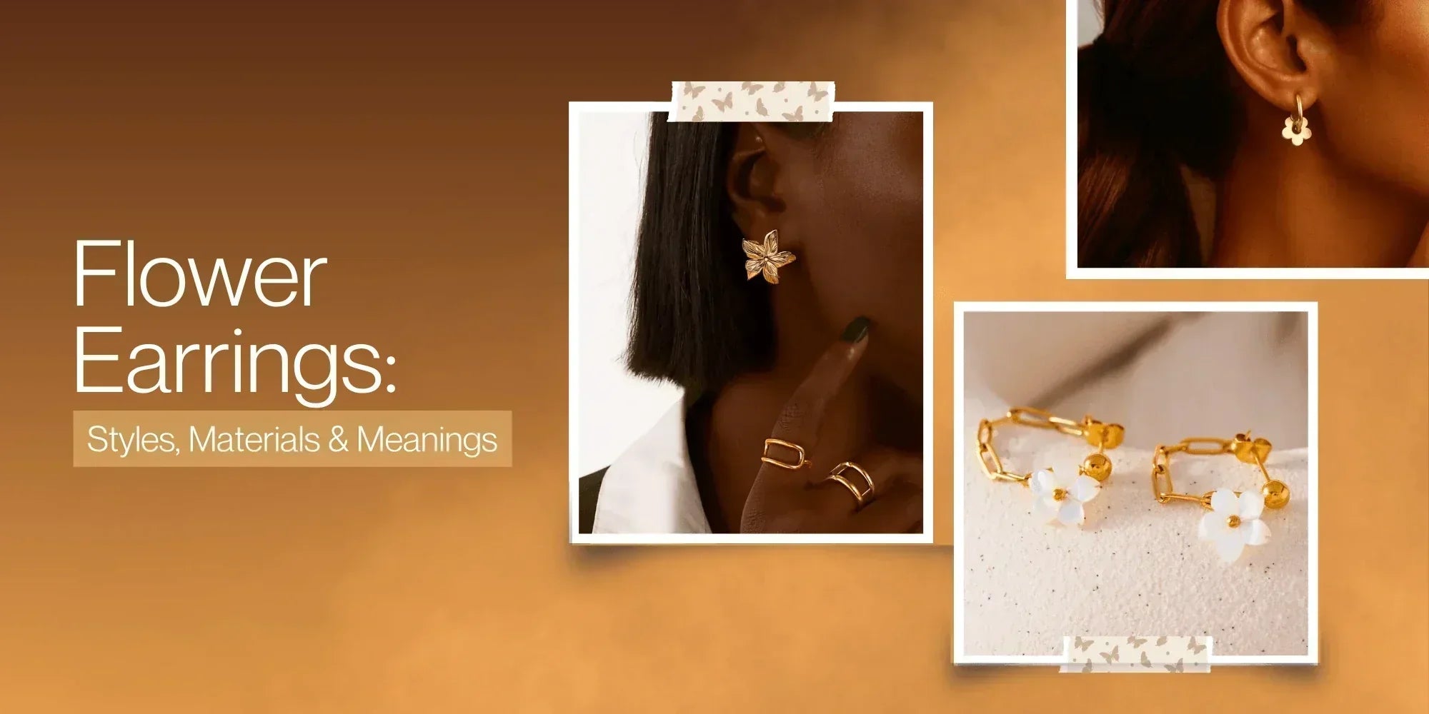 flower earrings
