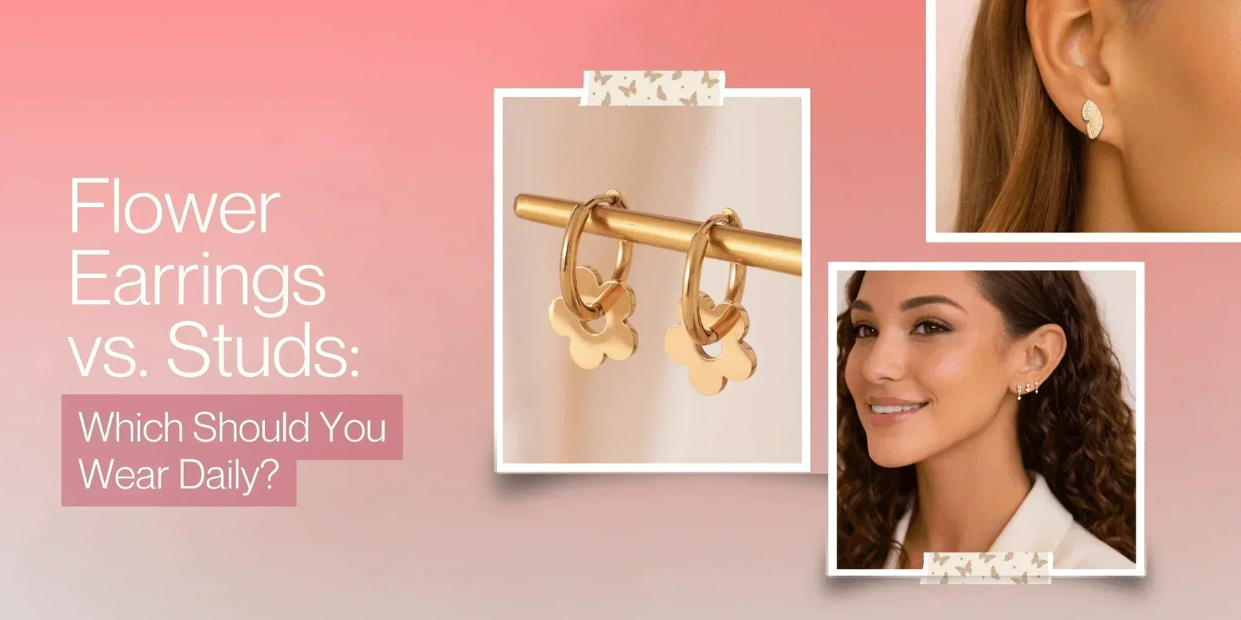 flower earrings vs. studs