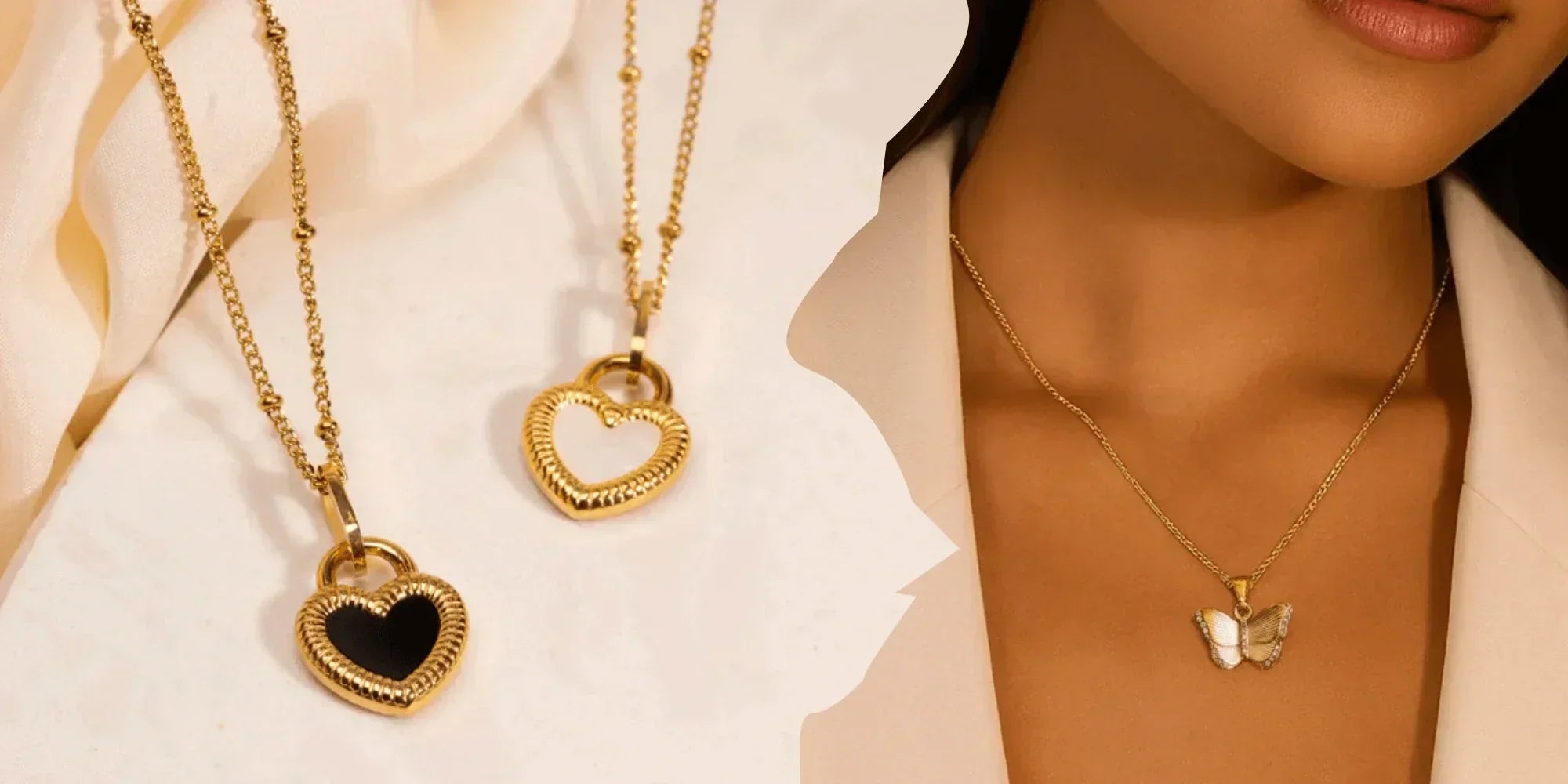 Gold Pendant Necklaces for Valentine’s Day