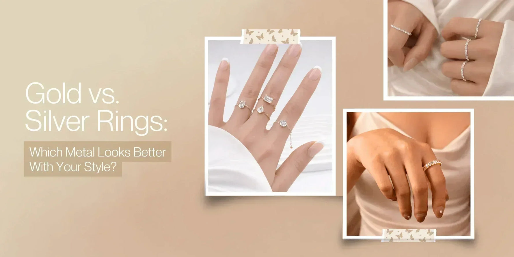 gold vs. silver rings