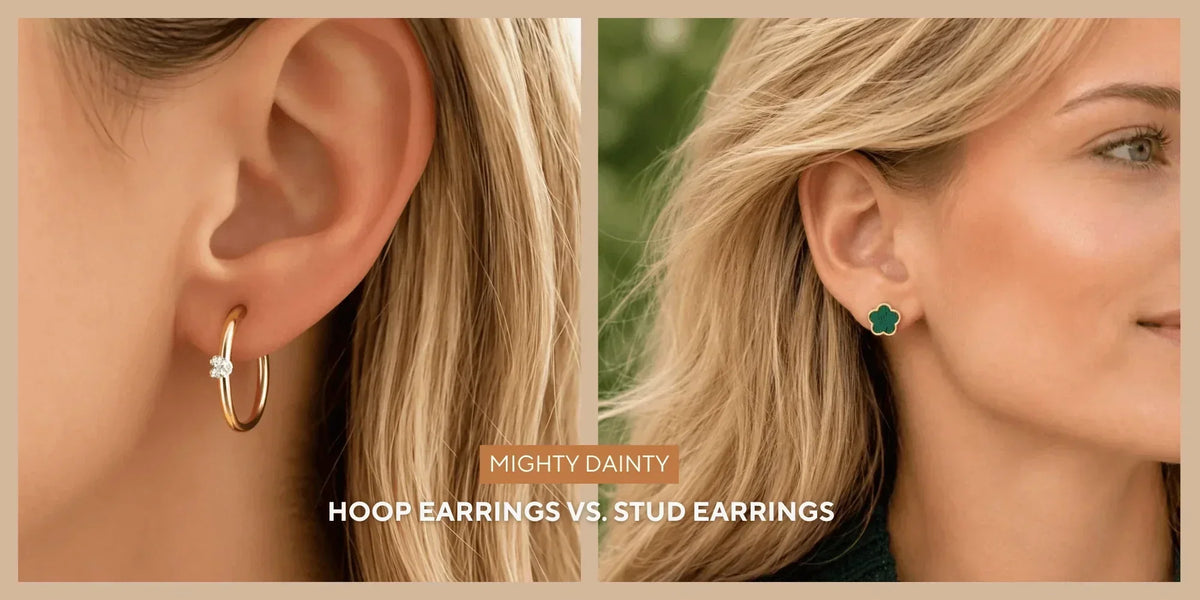 Hoop Earrings vs. Stud Earrings