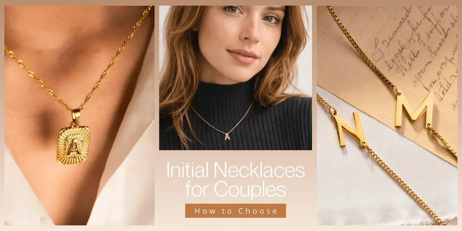  initial necklaces for couples