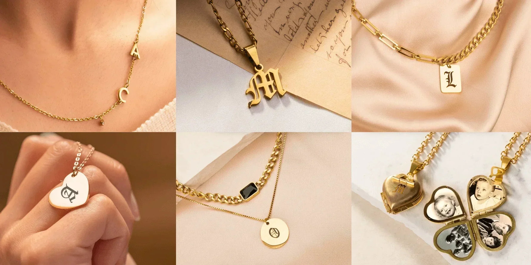 initial necklaces for kids