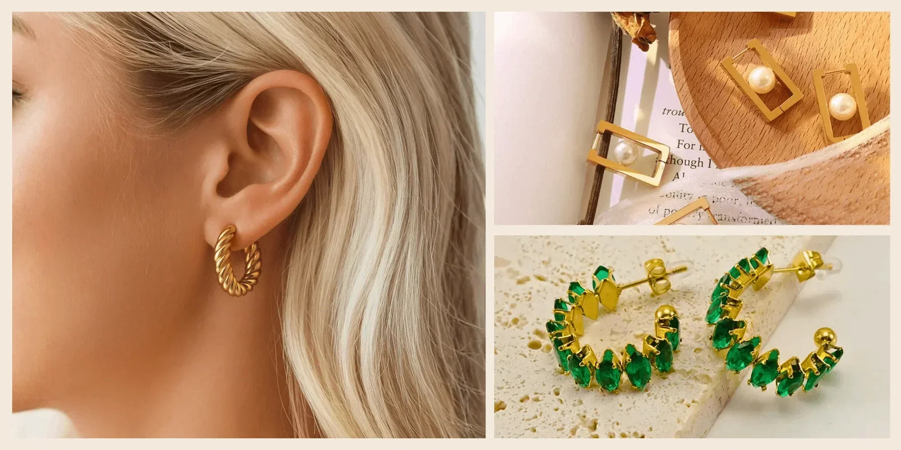 lightweight statement earrings