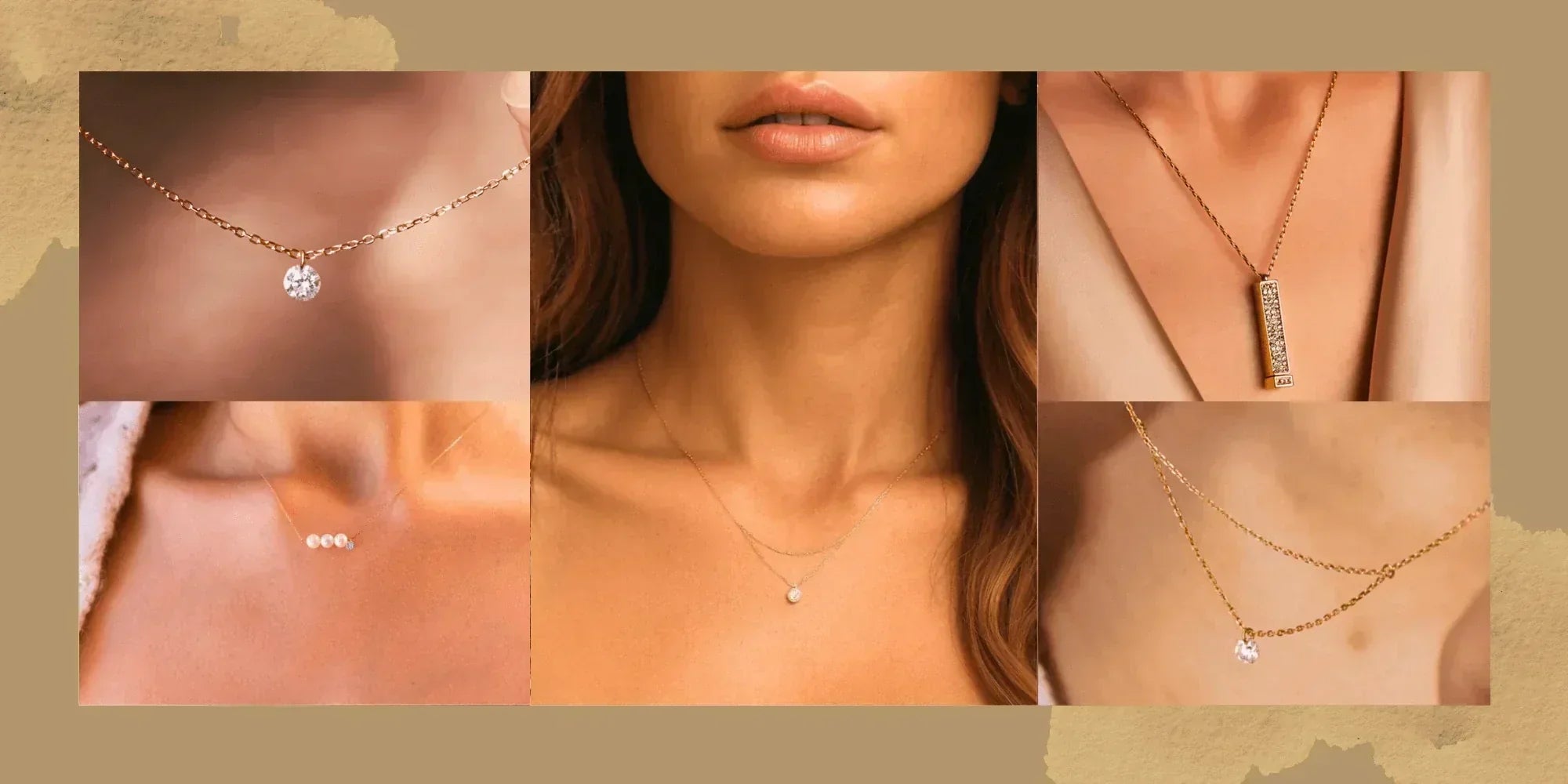 minimalist vs. statement jewelry diamond necklaces