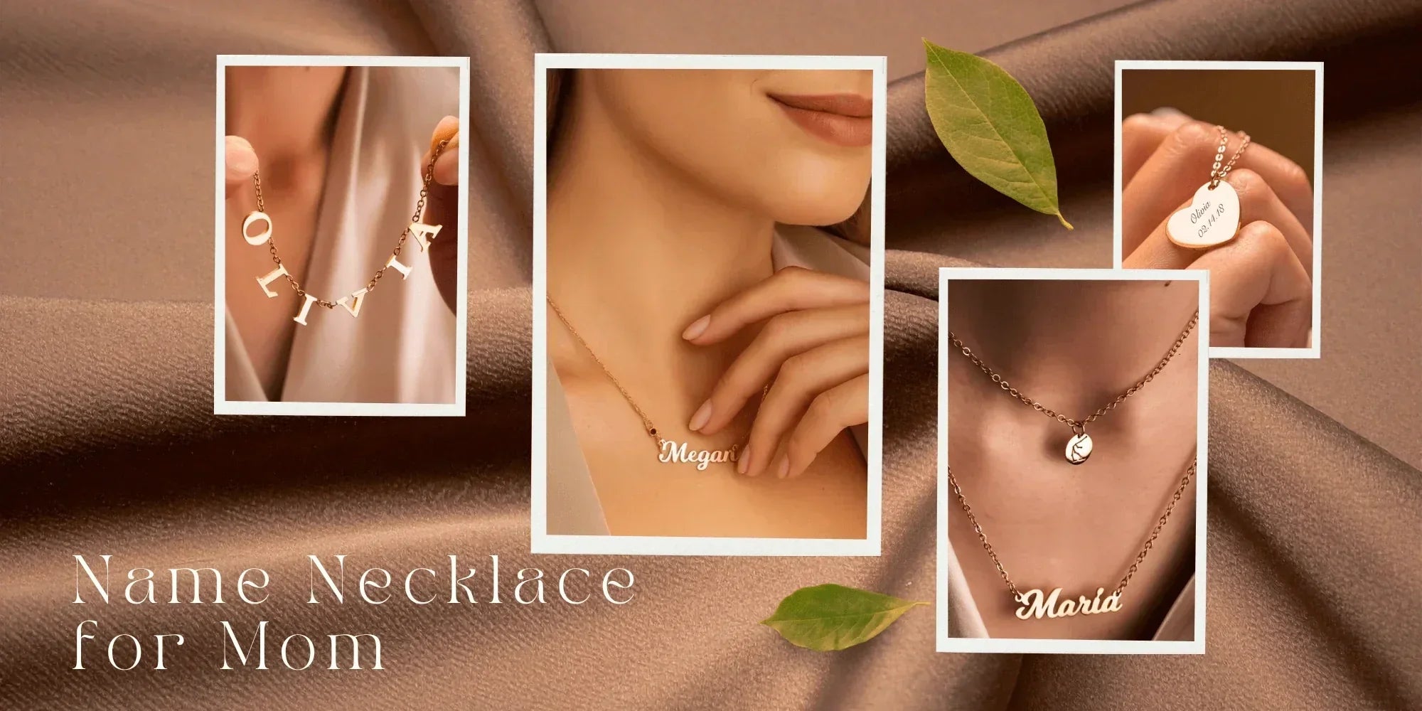 name necklace for mom