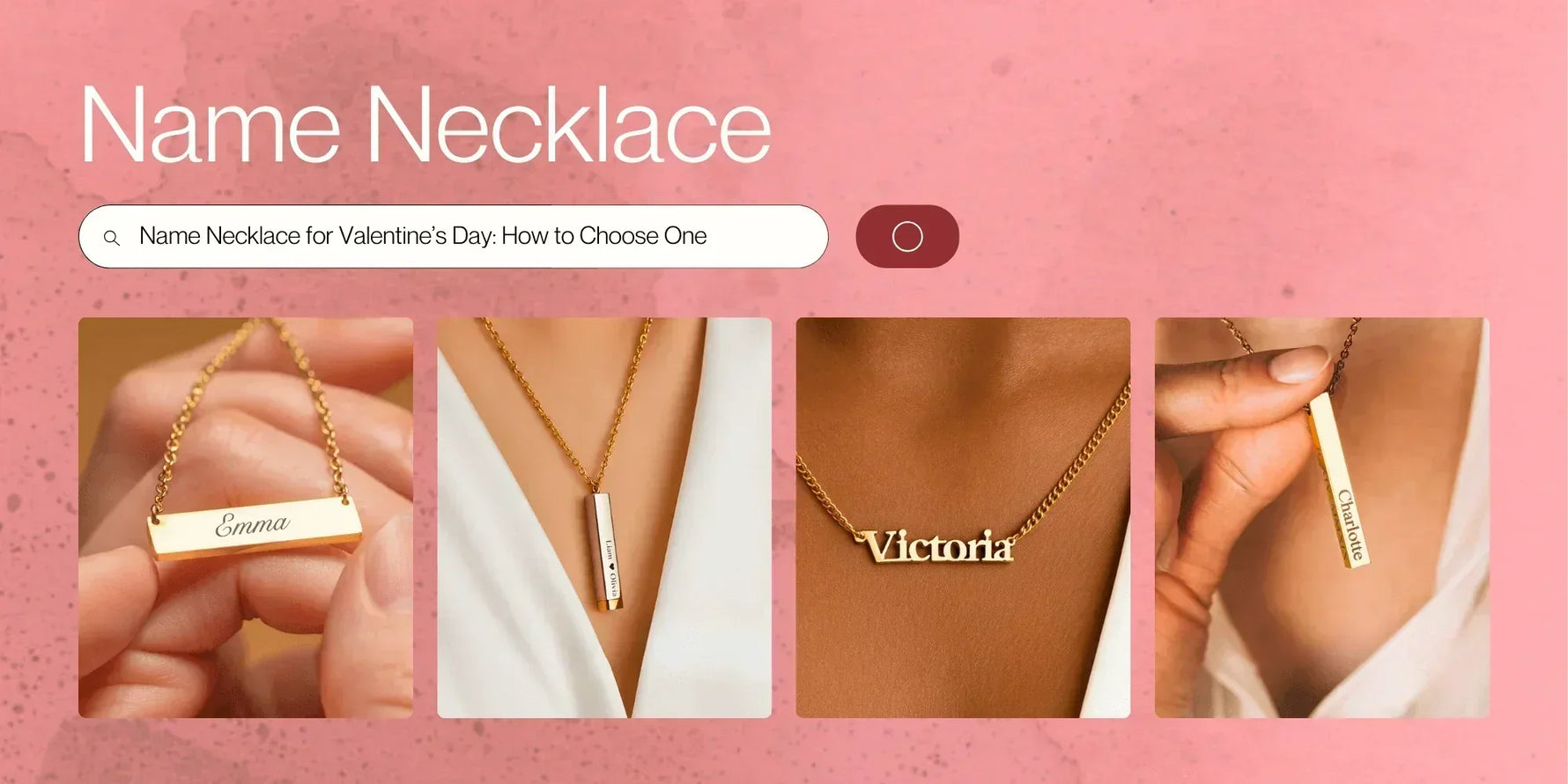 Name Necklace for Valentine’s Day