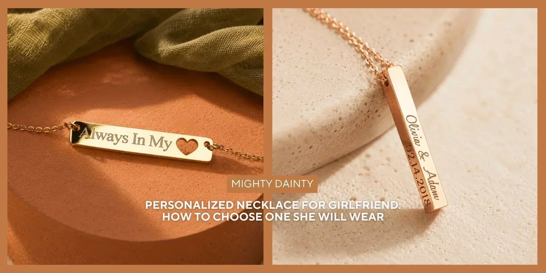 personalized necklace for girlfriend