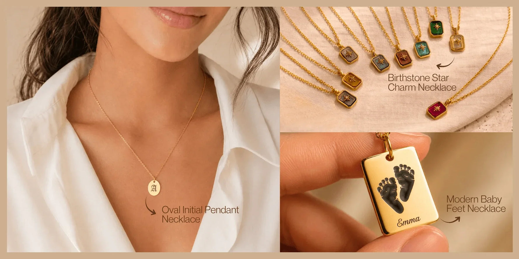 Personalized Necklaces for New Mom