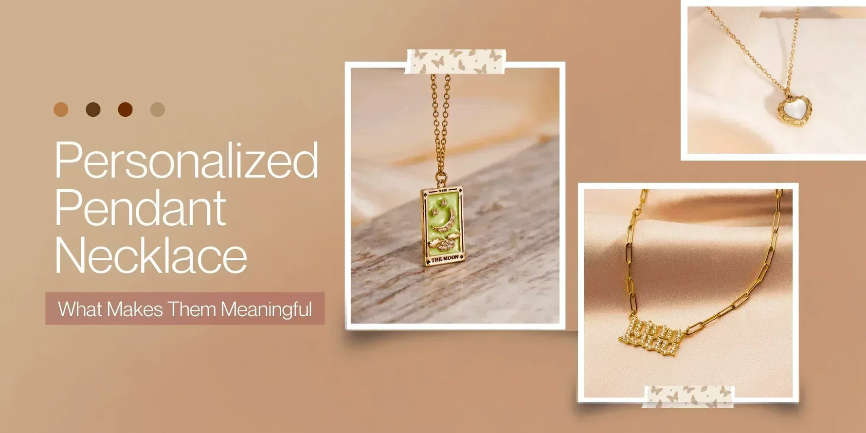 personalized pendant necklace