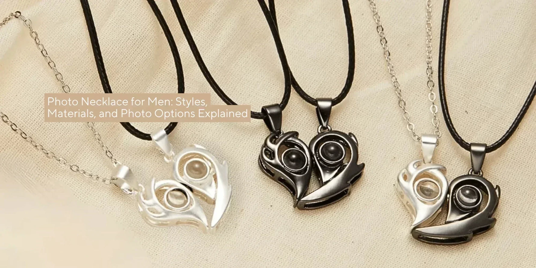 photo necklace for men