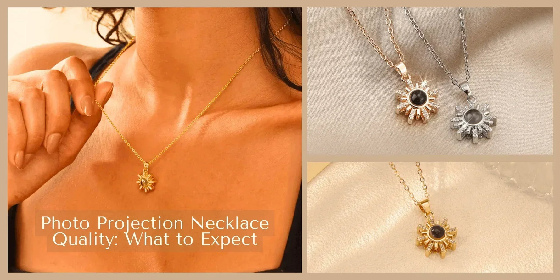 photo projection necklace quality