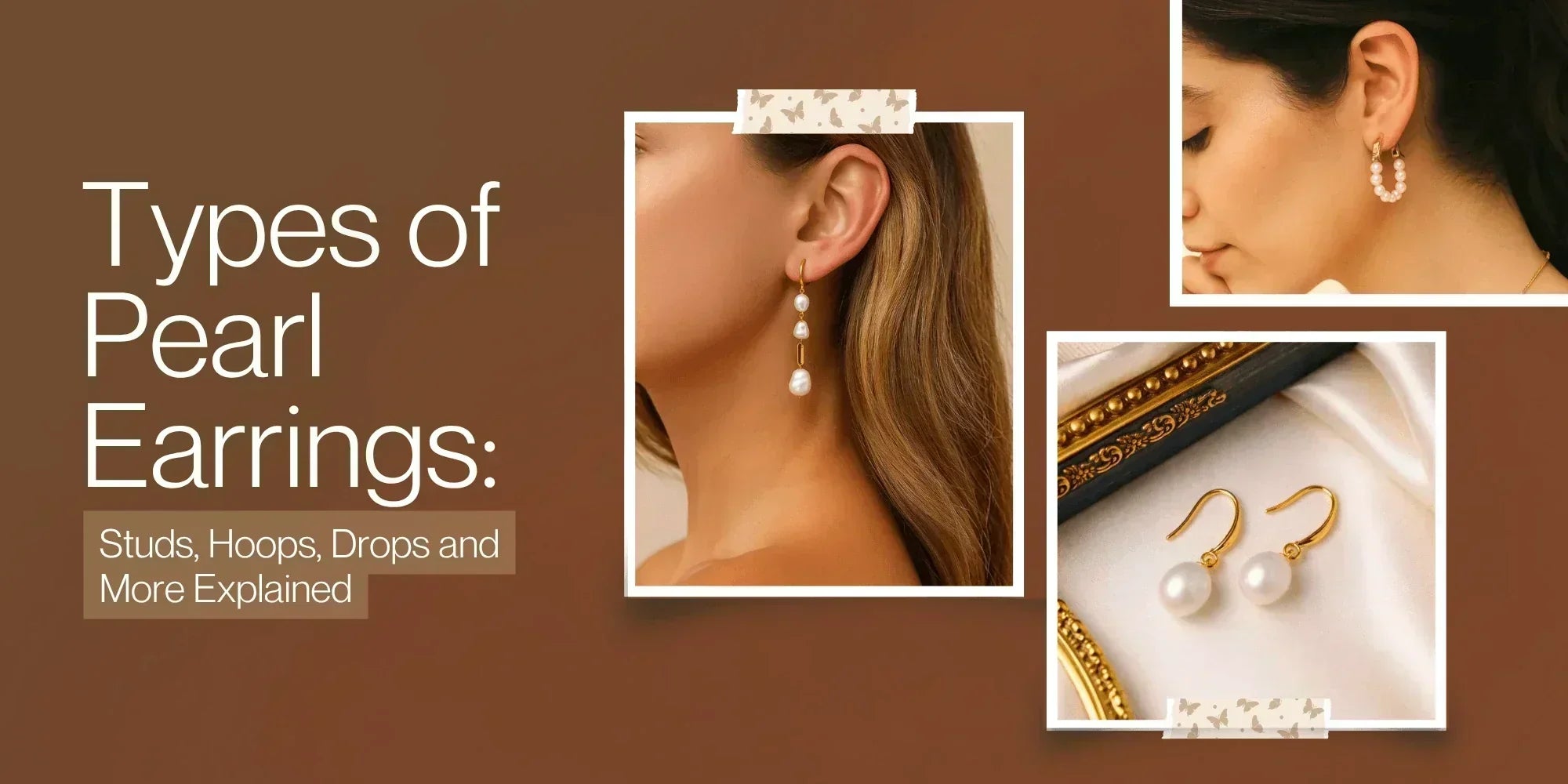 types of pearl earrings