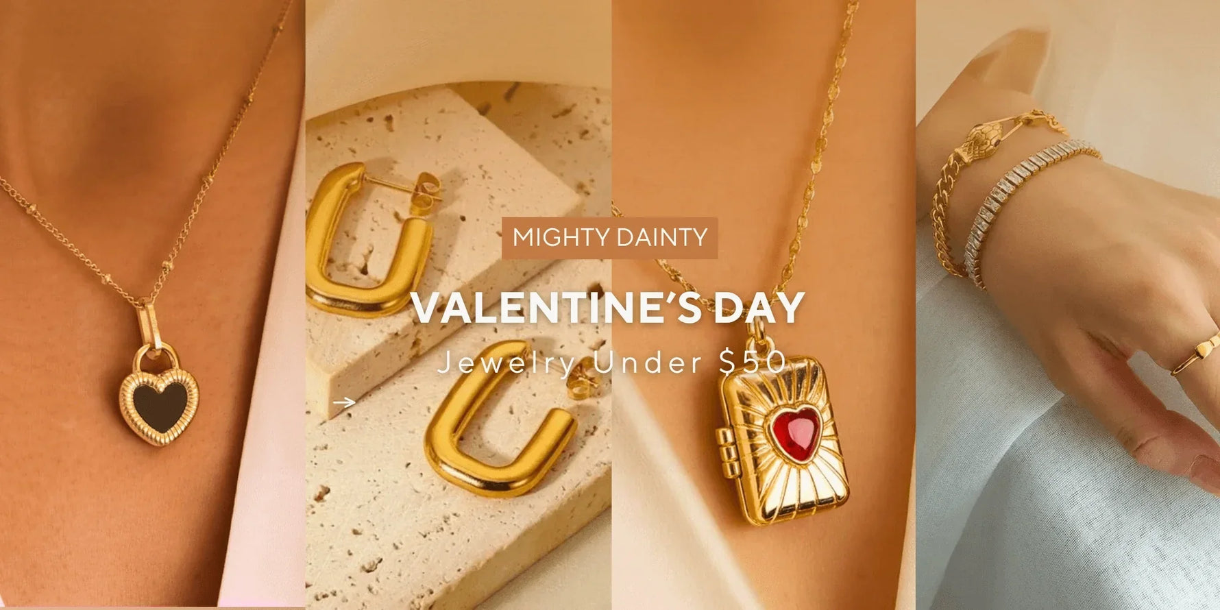 Valentine’s Day Jewelry Under $50