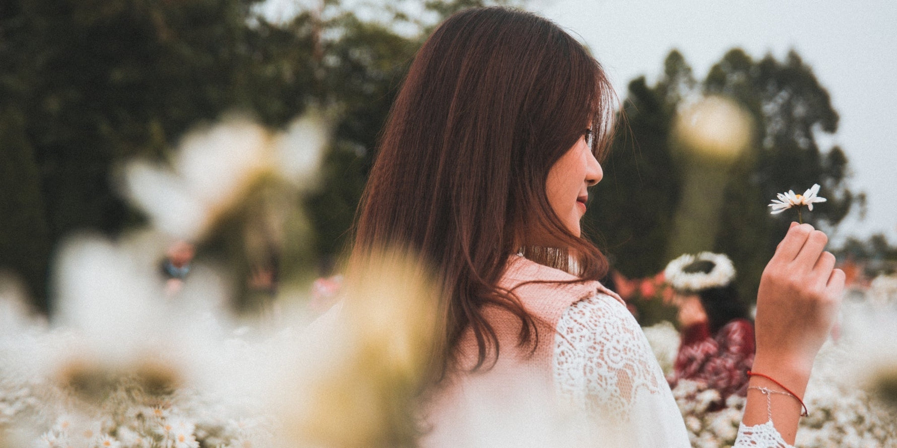 gold flower earrings