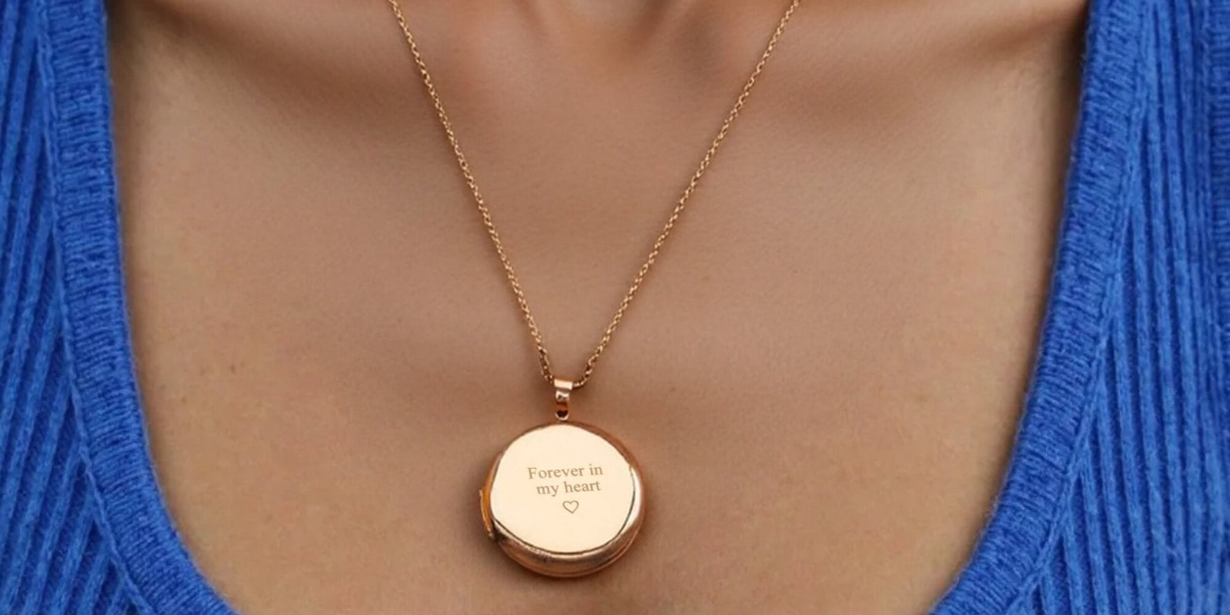 gold heart locket necklace gift ideas