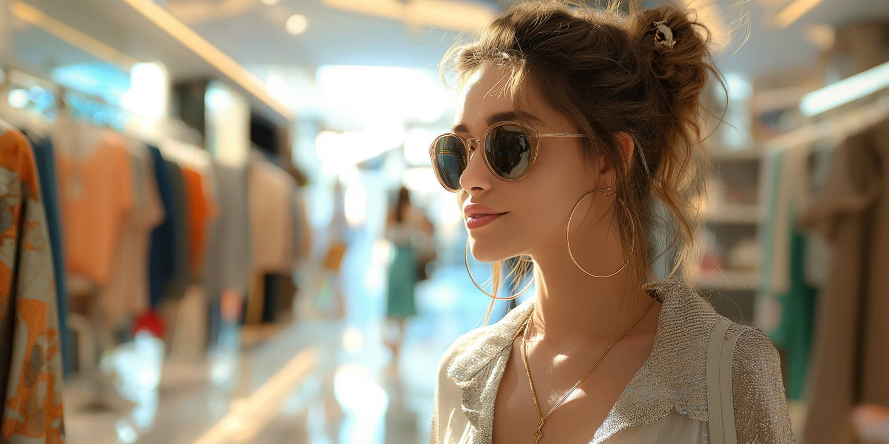 minimalist gold hoop earrings