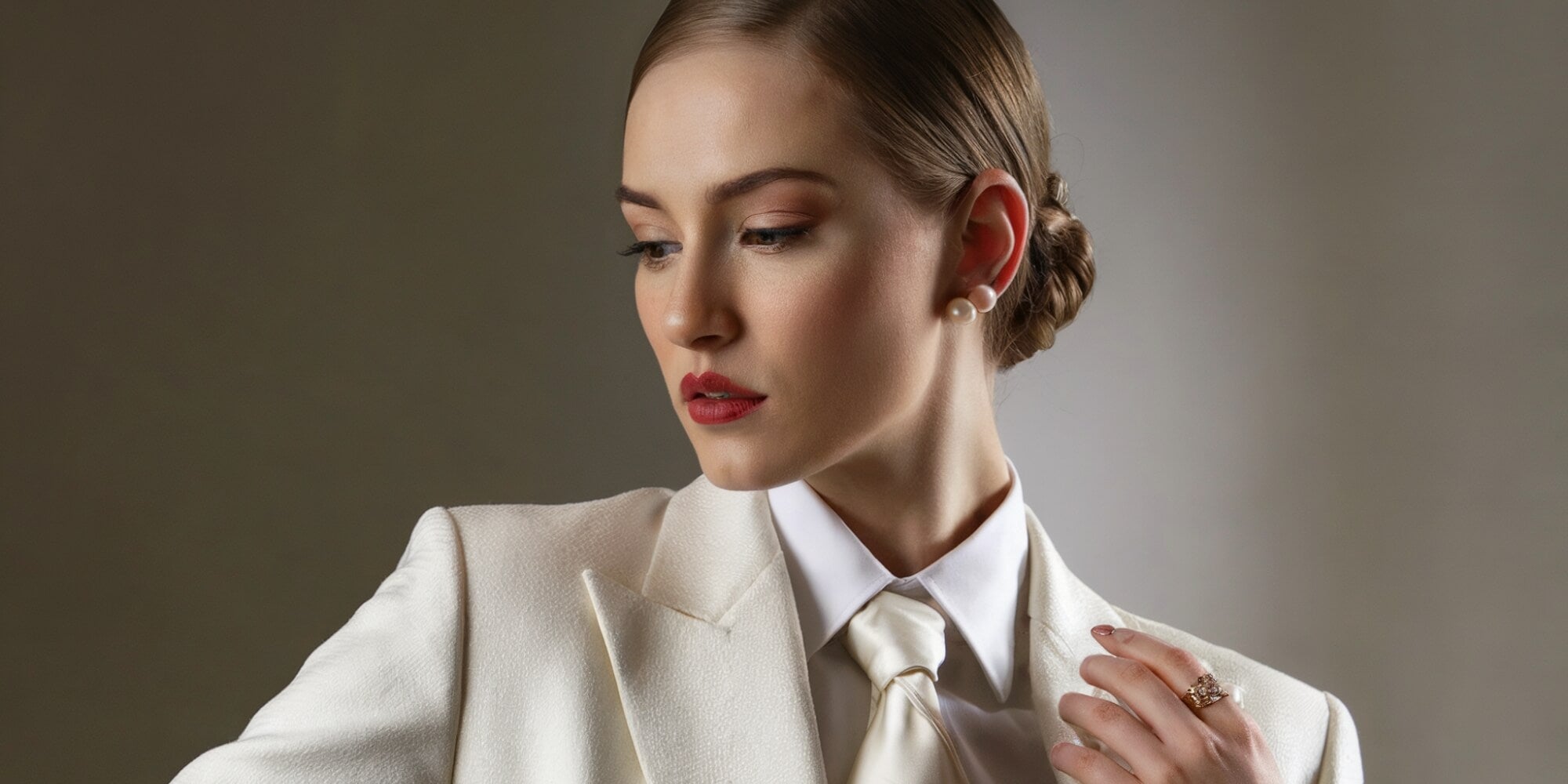 pearl drop earrings vs. studs