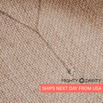 Gold Single Diamond Y-Necklace