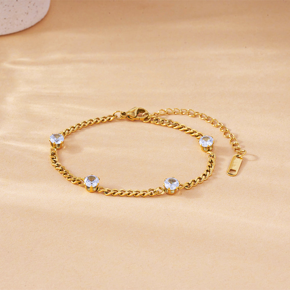 Crystal Chain Bracelet