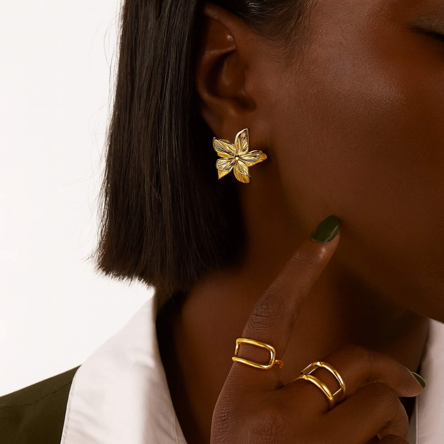 Flower Petal Earrings