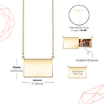 Hidden Drawer Image Necklace