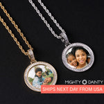 Diamond Medallion Pendant Necklace