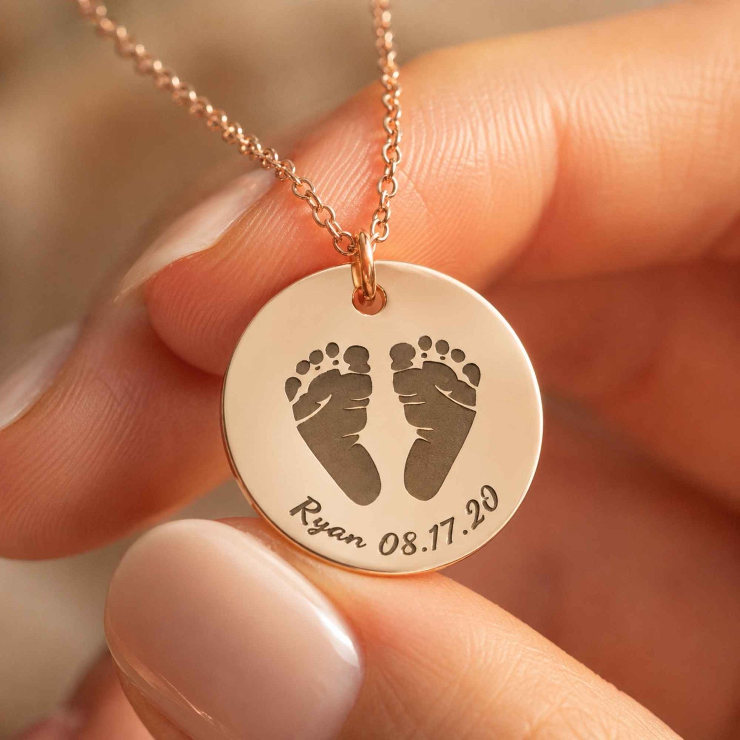 Baby Hand Necklace