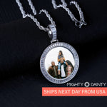 Diamond Medallion Pendant Necklace